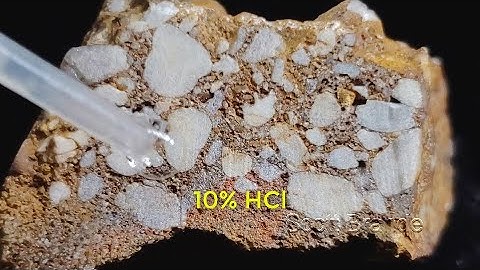 Identification Sedimentary Rock A03 HCl Acid Test