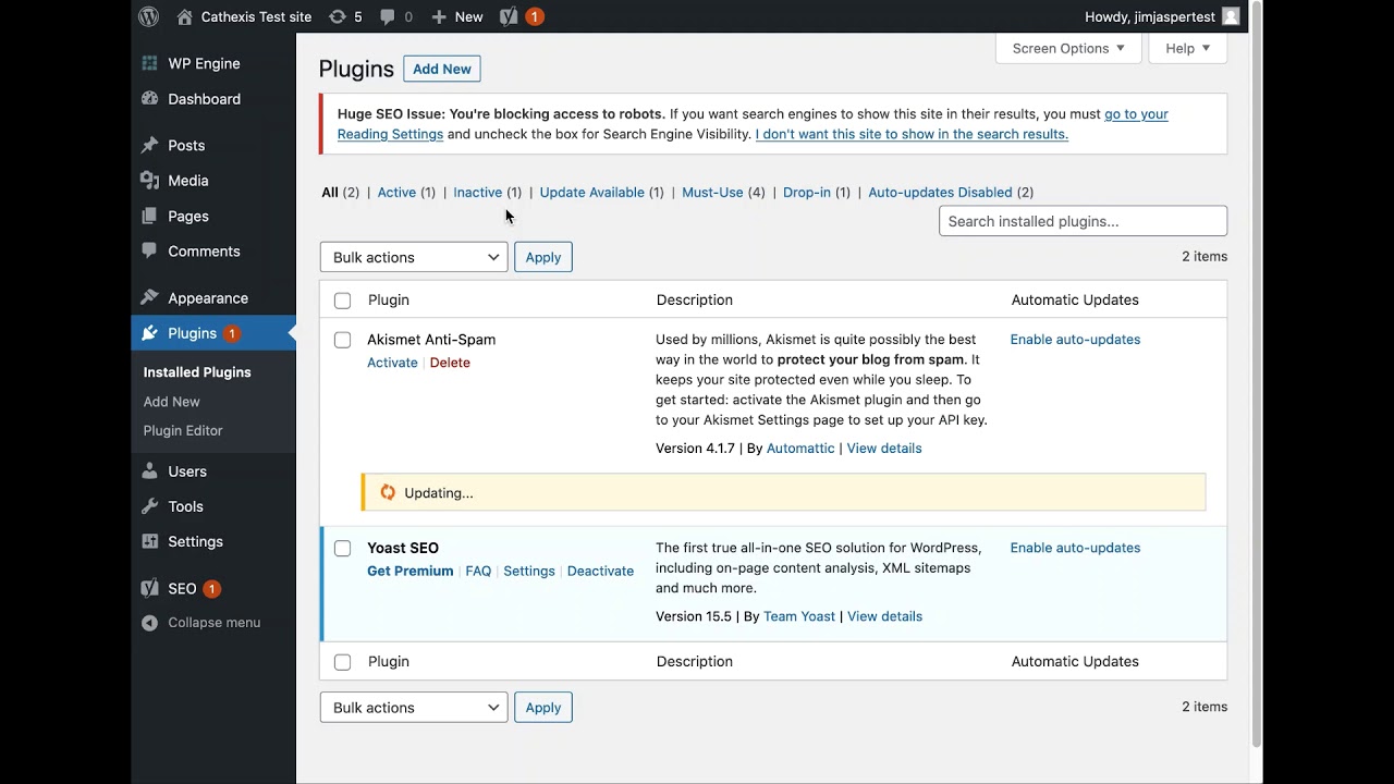 How to update a WordPress Plugin - YouTube