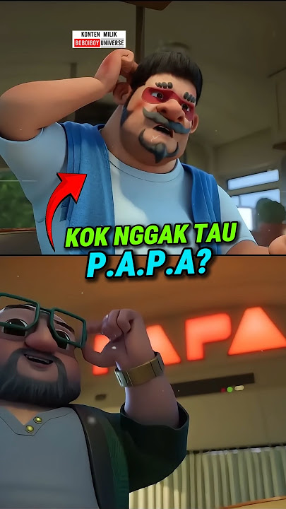 Papa Zola Doesn't Know P.A.P.A #shorts #boboiboy #animation