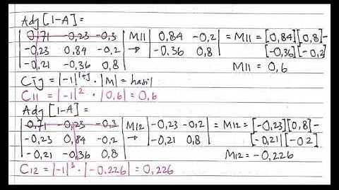 PENERAPAN MATRIKS PADA ANALISIS INPUT OUTPUT#