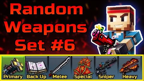 Pixel Gun 3D - Random Weapons Set #6 [Gameplay]
