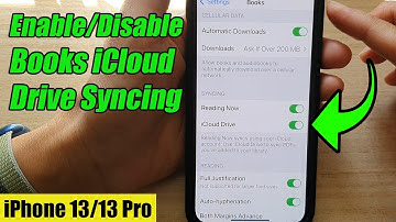 iPhone 13/13 Pro: How to Enable/Disable Books iCloud Drive Syncing