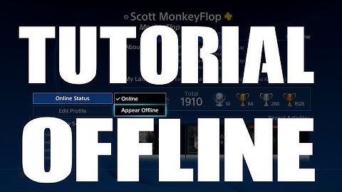 PS4 HOW TO APPEAR OFFLINE NEW FEATURE IN 3.50 System Software Update Tutorial