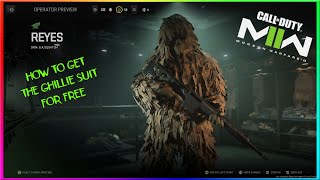 HOW TO GET CALL OF DUTY JACK LINK&#39;S GHILLIE SUIT FOR FREE !!