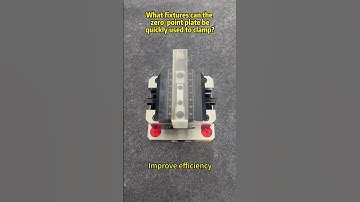 Zero-point quick-change board #vises #4-axis #5-axis #makers #fixture#Automation#Manufacturing#cnc