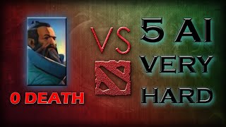 #10. Kunkka БЕЗ СМЕРТЕЙ против НЕЧЕСТНЫХ БОТОВ [Dota 2]