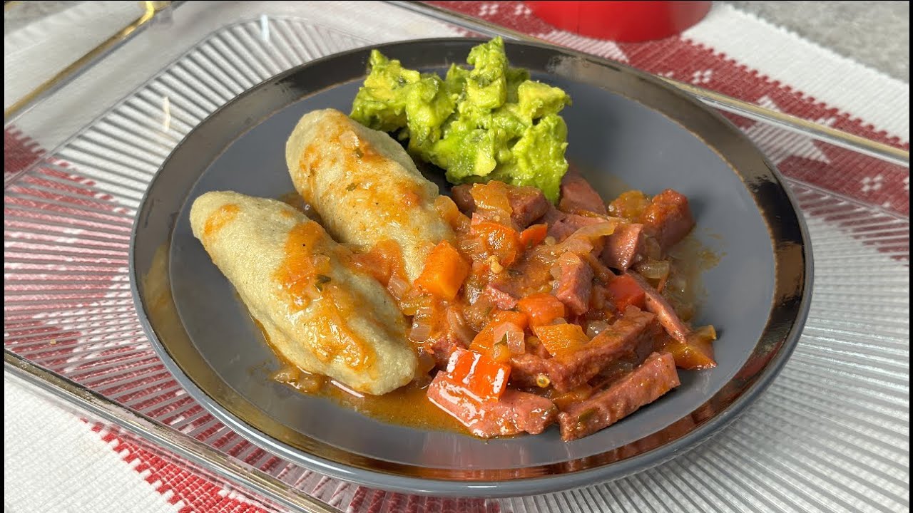 Sabor Dominicano Bollos de Maíz con Salami Guisado ¡Irresistible! YouTube