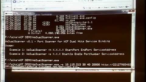 Shmoocon 2010: Cracking the Foundation: Attacking WCF Web Services 4/5
