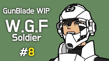 [GunBlade] Character modelling / W.G.F soldier #08 / 3dsmax lowpoly toon render