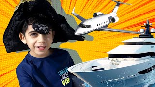 Volando en jet privado y yate ??? 👦🏻✈🚢🏴‍☠️🏝 SUPER VACACIONES DE LUJO!!!