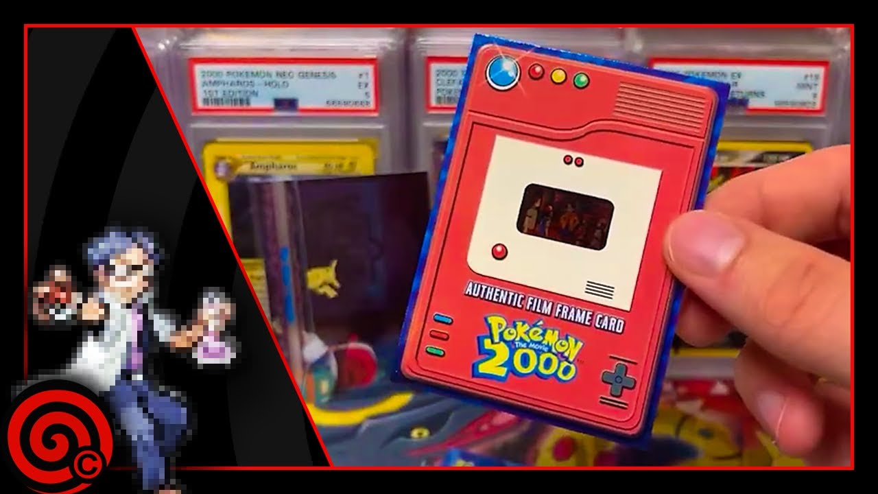 pokemon authentic film frame card Rare Authentic Film Frame Card from Pokemon the Movie 2000 🔥 Vintage  Pokemon Topps Cards #Shorts