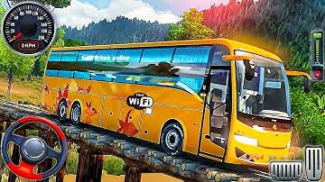 Real Uphill Bus Driving 3D - Offroad Bus Drive Simulator - Android GamePlay