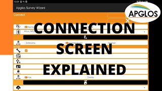 Land Survey App for Android - Part 9: Connection Screen Explained