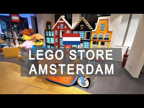 LEGO STORE 🇳🇱 AMSTERDAM | STAR WARS, HARRY POTTER, BATMOBILE, REMBRANDT, MINECRAFT | FULL TOUR