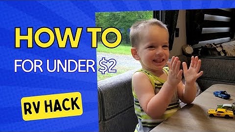 How To Fix Your Uneven/Leaning RV Dinette Table Quickly and on a Budget! Fulltime RV Living