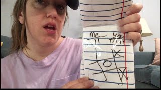 Wanna play tic-tac-toe?🖊👀 Lofi ASMR