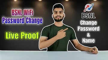 How to Change BSNL Wifi Password | How to change Bsnl wifi Name | Bsnl Wifi Configuration | BsnlWifi