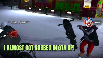 I Almost Got Robbed IN GTA RP! 👀 (ECLIPSERP)