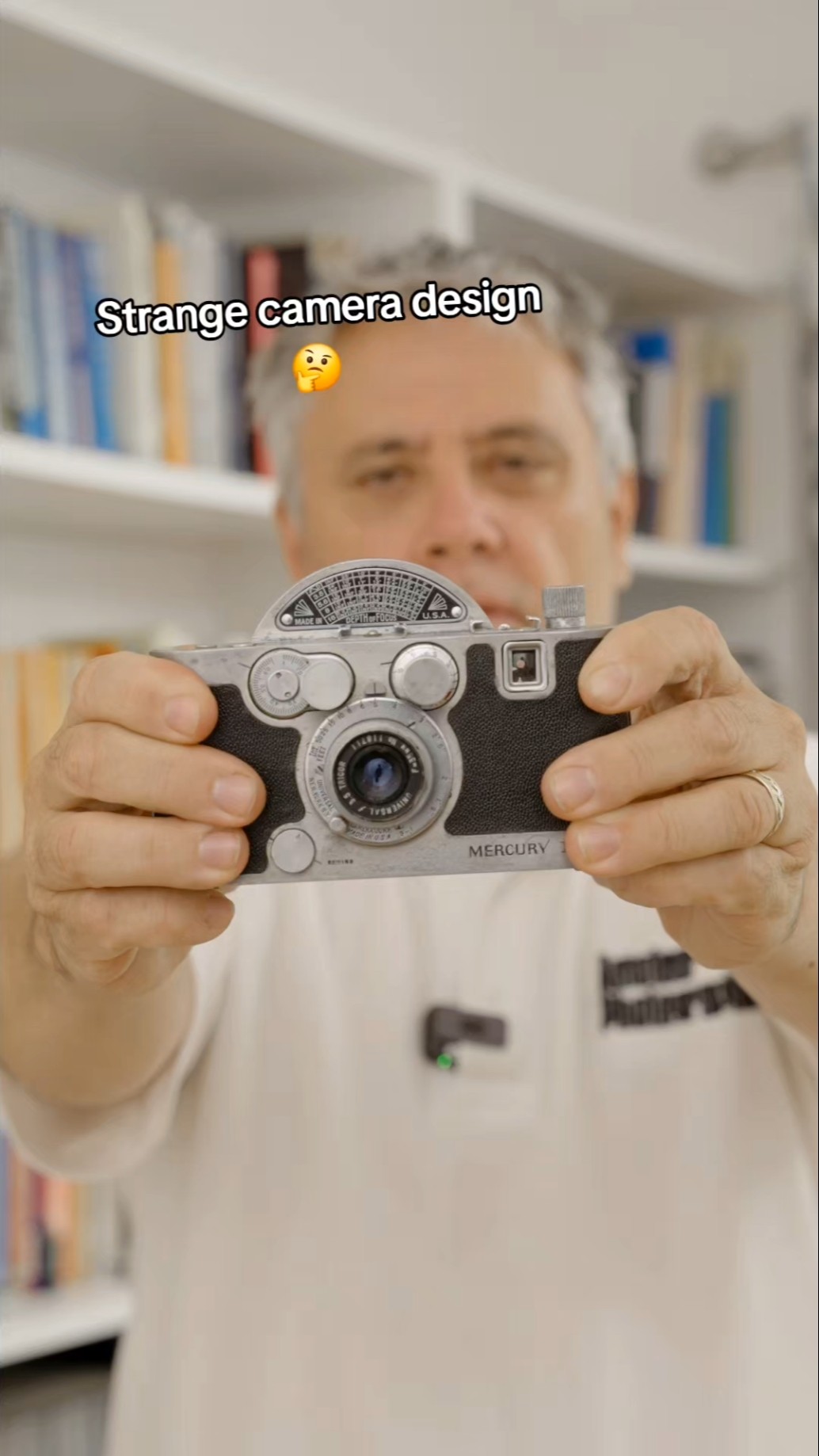 A strange and complicated half frame film camera, the Mercury II