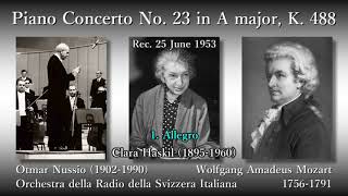 Mozart: Piano Concerto No. 23, Haskil & Nussio (1953) モーツァルト ピアノ協奏曲第23番 ハスキル＆ヌッシオ