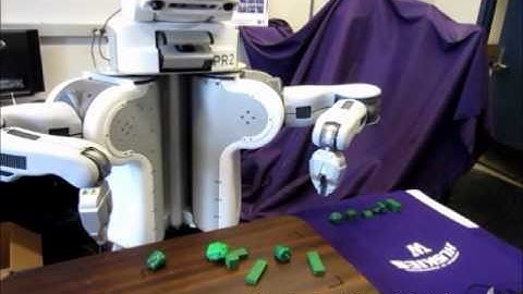 Interaction singulation of objects from a pile (example with low texture objects)