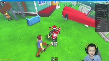 Nyari Kunci Sampai Dikejar Tetangga | Roblox Hello Neighbor