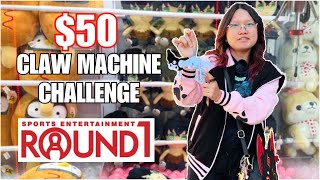 Winning Anime Figures at Round 1  $50 Crane Machine Challenge