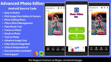 Advanced Photo Editor Android Source Code | Codecanyon Scripts and Snippets