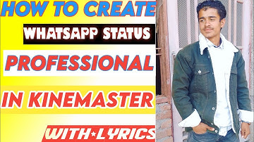 How To Create Trending WhatsApp Status Video in KineMaster || iMovie Status Tutorial on Android