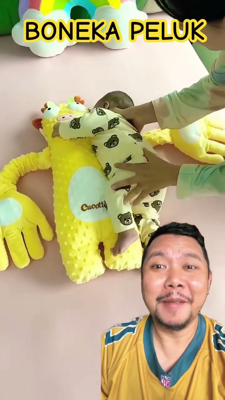 BONEKA PELUK BIKIN ADEK MIMPI INDAH!!!??#shortsfeed #shorts #baby #funny