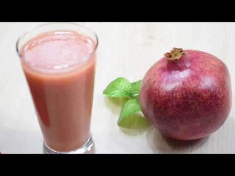 How to Prepare a Rich Juice Based on Pomegranate Orange and Potato Sweets. English