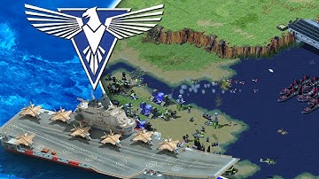 Red Alert 2 - Pride of the Allied Navy - 1 vs 7