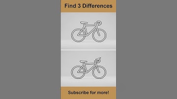 Only Sharp Eyes Spot All 3 Bicycle Differences! 👀 #shorts #games #3difference #trending