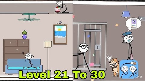 Thief Puzzle :To Pass A Level 21 To 30 -  Walkthrough Solution Gameplay | WEEGOON