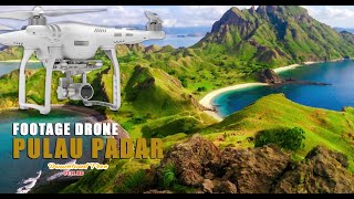 🔴 PULAU PADAR NTT | DRONE FOOTAGE GRATIS NO COPYRIGHT | FULL HD 4K