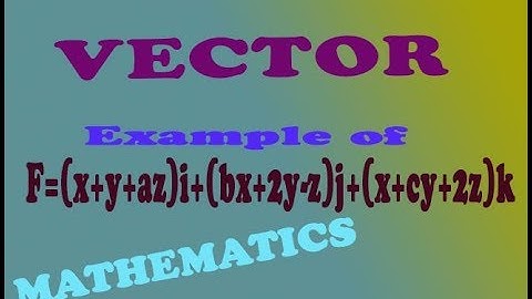 VECTOR irrotational best & simple example  find constant value  "a,b&c"