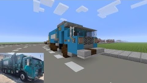 MINECRAFT | tuto #16 : Los Angeles Peterbilt Garbage Truck !