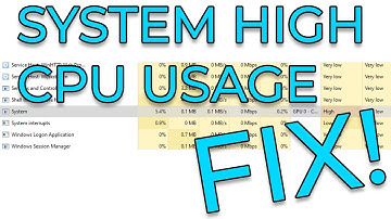 "System" Process High CPU Usage FIX