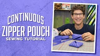 Continuous zipper purse tutorial - Ashlee Marie - real fun with real food