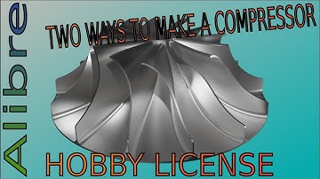 Alibre CAD- 2 Ways to Make A Compressor!  |JOKO ENGINEERING|