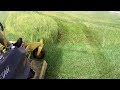 Mowing tall, thick, wet ditches