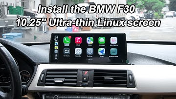 2026 NEW STYLE BMW 3 Series F30 Ultra Slim 10.25“ Linux CarPlay Android auto Screen install