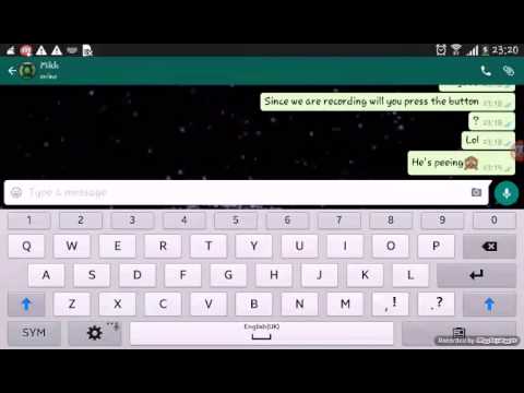 Whatsapp 2 Chatting With My Cousin Youtube