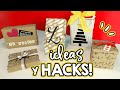 5 IDEAS y HACKS para envolver regalos de forma original!! 🎄 Especial de Navidad✨