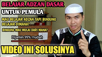 Belajar adzan dasar merdu nafas pendek