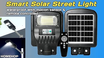 Homehop Solar Light Outdoor 30 Watt | Motion Sensor, Waterproof for Home, Garden, Pathway.