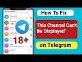 Fix "This Channel Can