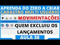 Salvar Antes De Excluir Movimentação De Entrada De Estoque VBA Cadastro Do Zero Multi Usuario 30 mp3