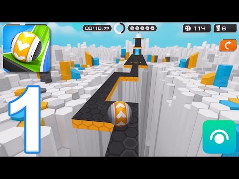 GyroSphere Trials - Gameplay Walkthrough Part 1 - Arena 1: Levels 1-6 (iOS, Android)