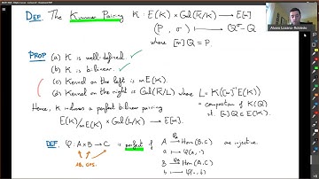 Elliptic Curves - Lecture 22a - Properties of the Kummer pairing